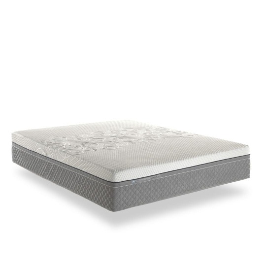 Matelas hybride mousse à mémoire de forme Sealy Silver Plush haut de gamme