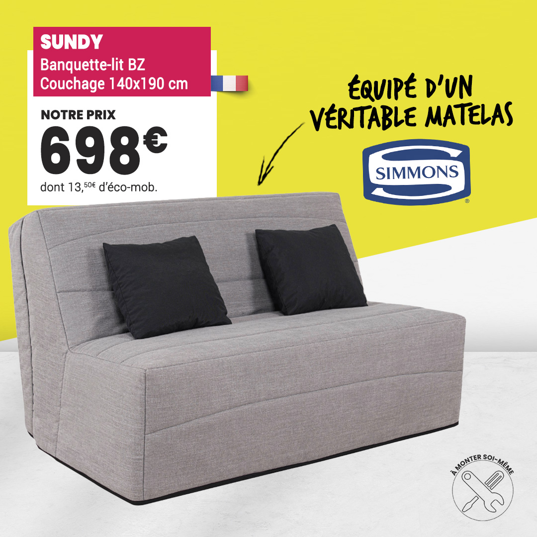 vignette menu banquette sundy